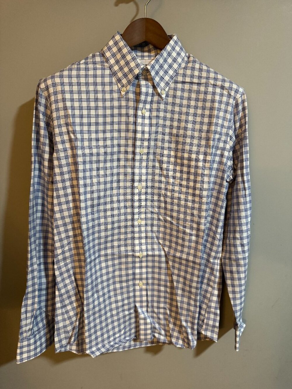 Brooks Brother - Large Button Down Regent Fit - Blue/White